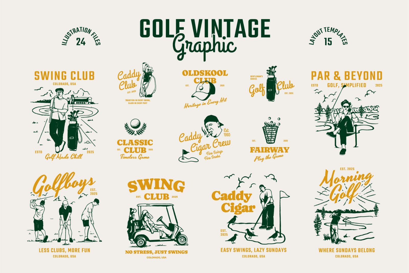 Golf Vintage Graphic — image 1
