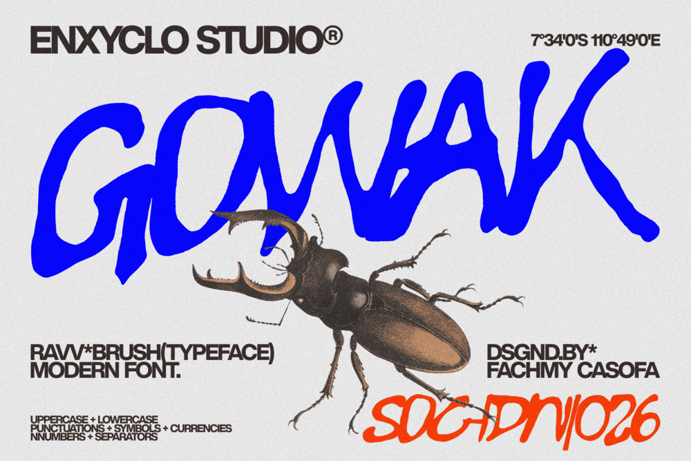 GOWAK — Modern Branding Font — image 1