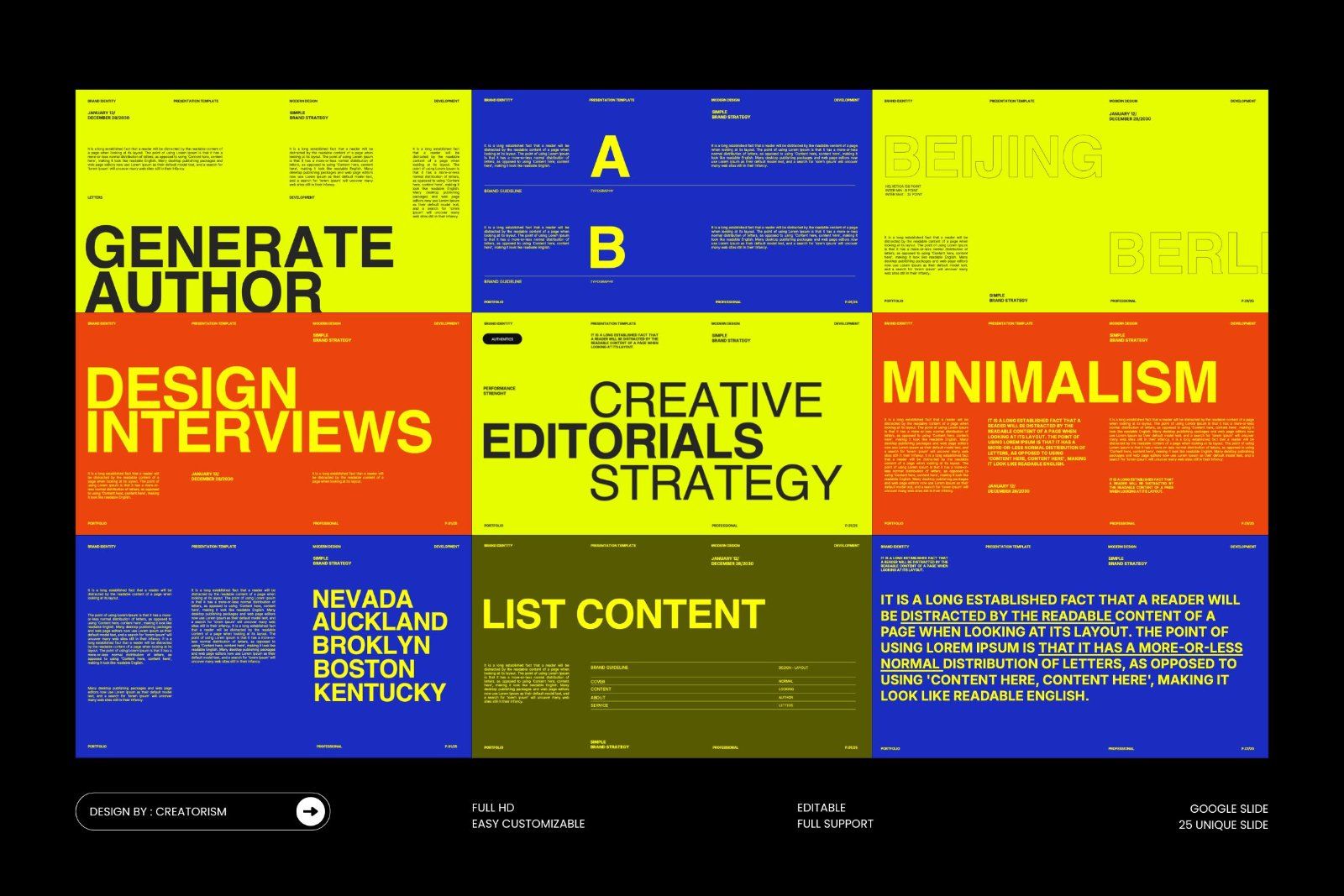 Creative Editorial Strategy - PowerPoint Template — image 9