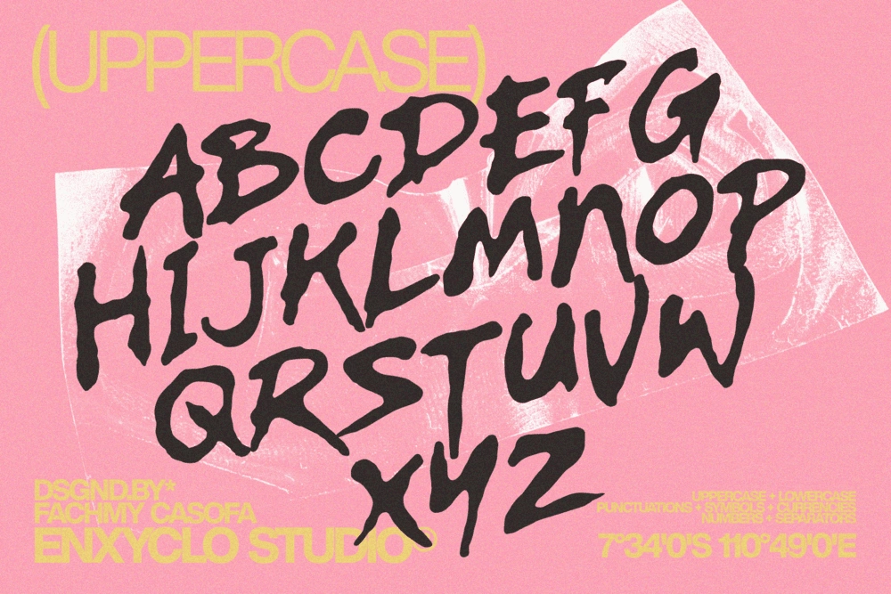 GUMPS OVER — Raw Branding Font — image 10
