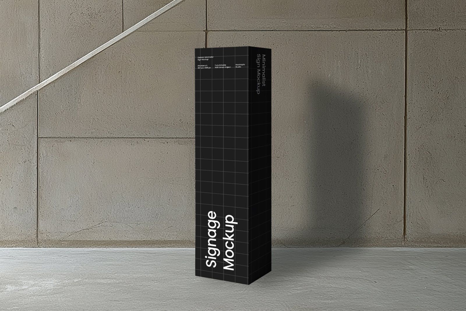 Gabriel Minimalist Signage Mockup