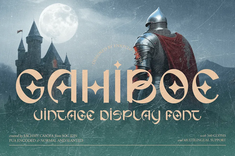 GAHIBOE — Medieval Font
