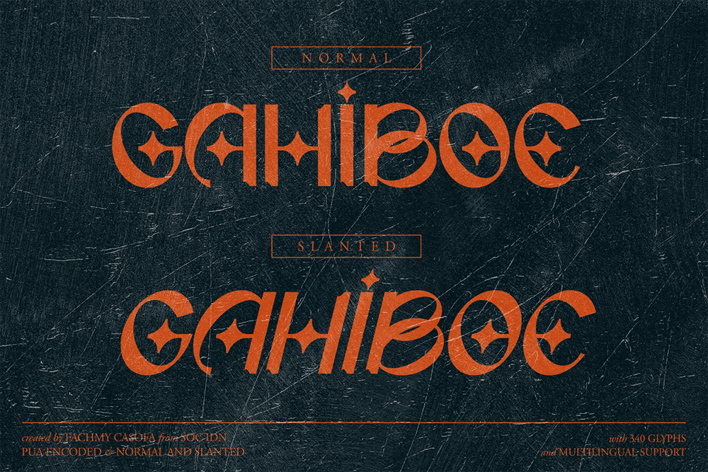 GAHIBOE — Medieval Font — image 4