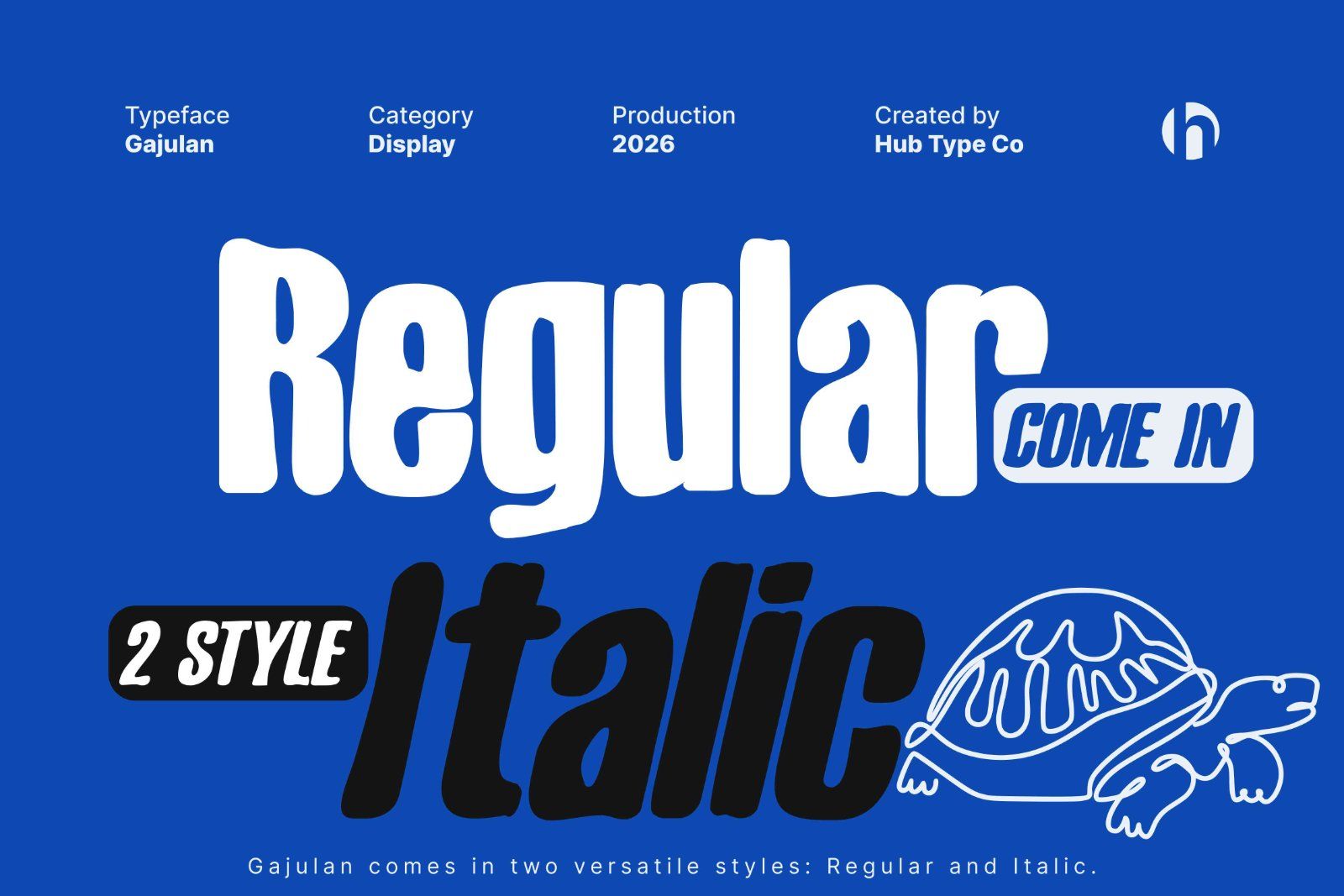 Gajulan – Bold & Organic Display Font — image 2