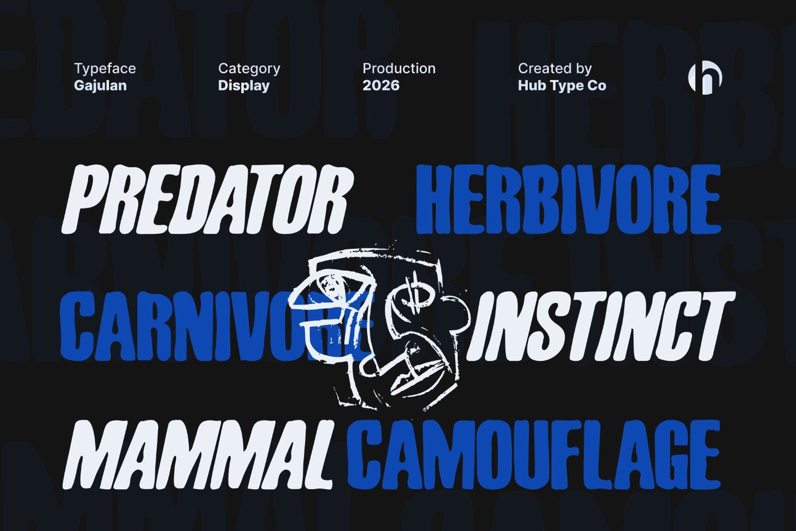 Gajulan – Bold & Organic Display Font — image 5
