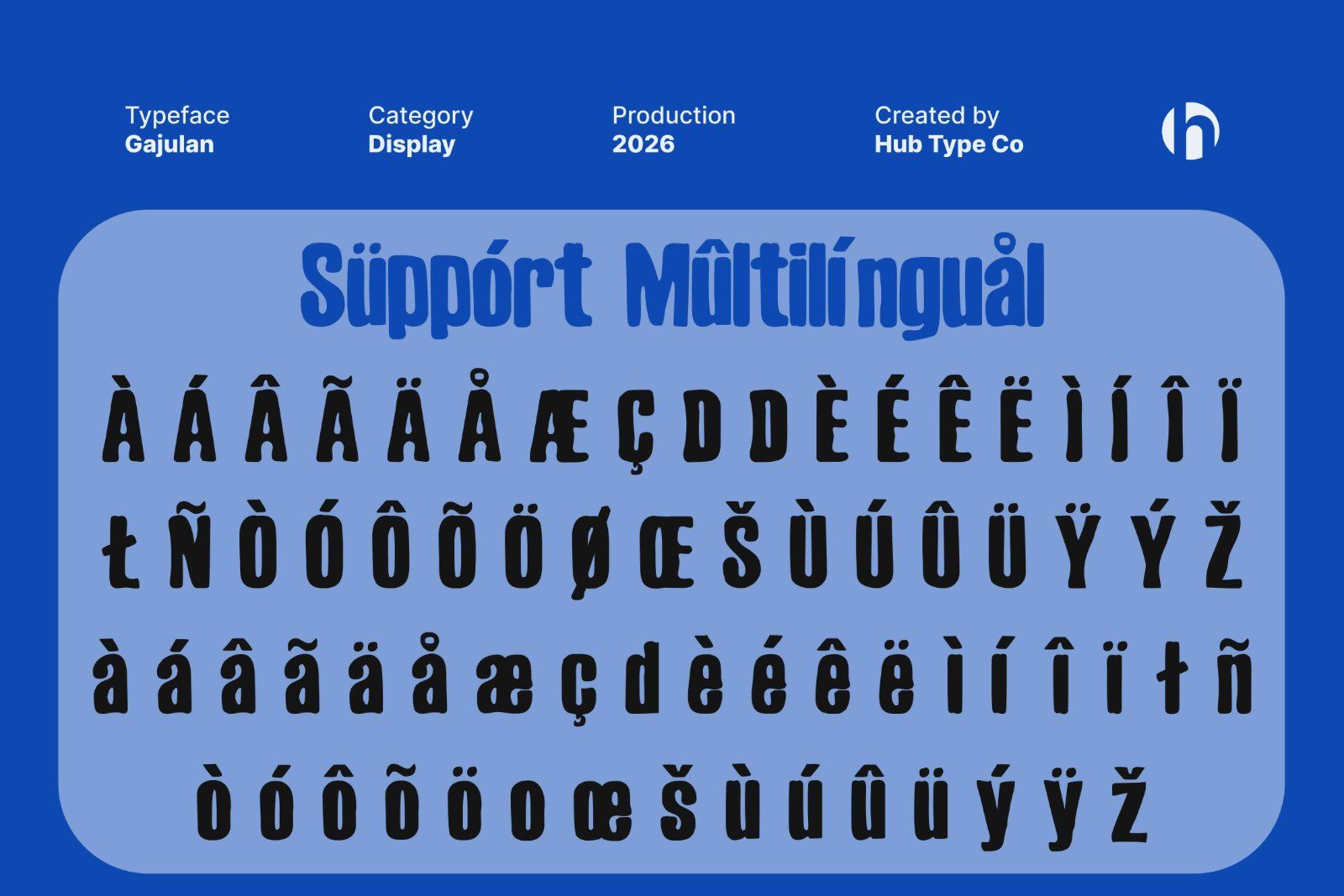 Gajulan – Bold & Organic Display Font — image 8