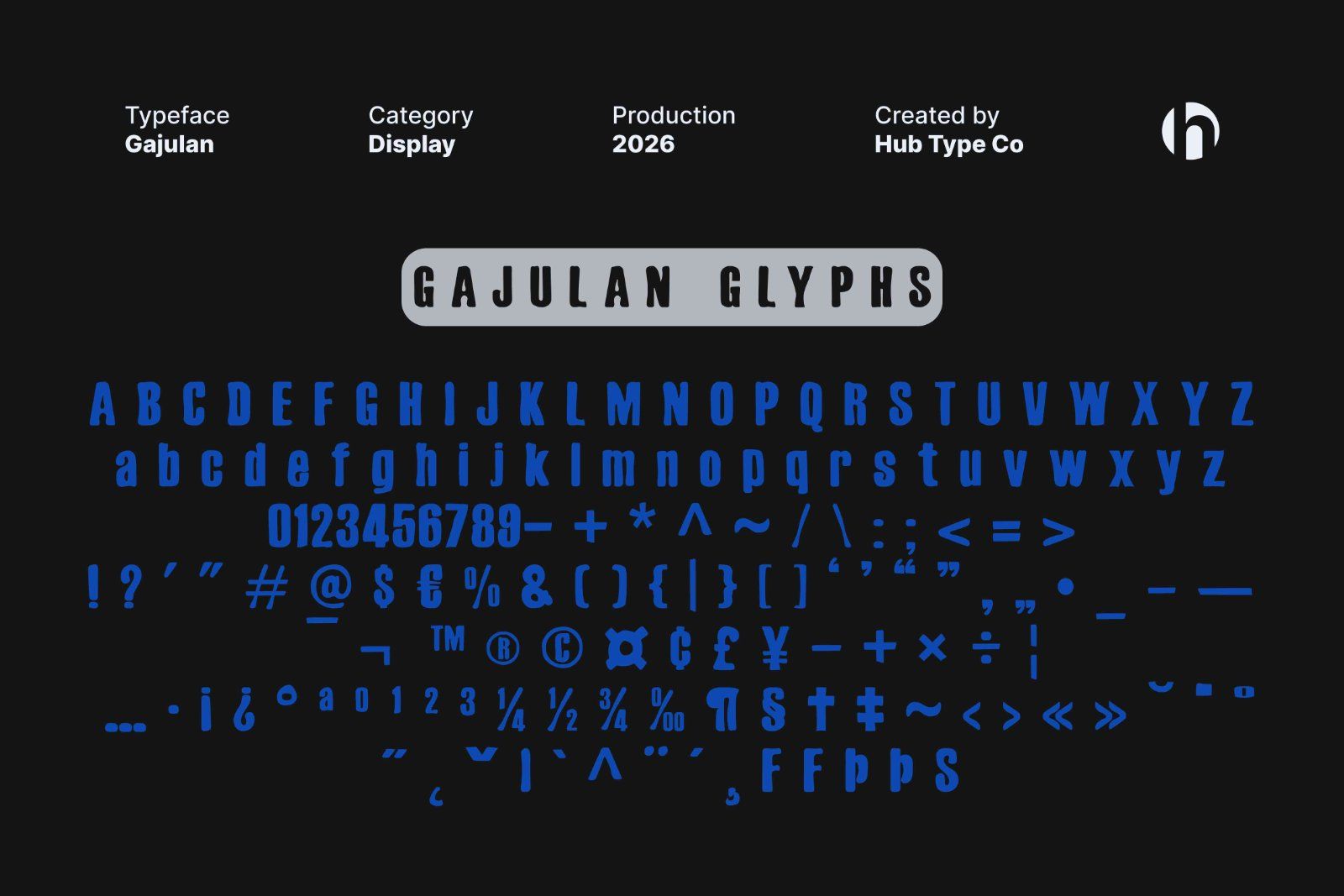 Gajulan – Bold & Organic Display Font — image 9