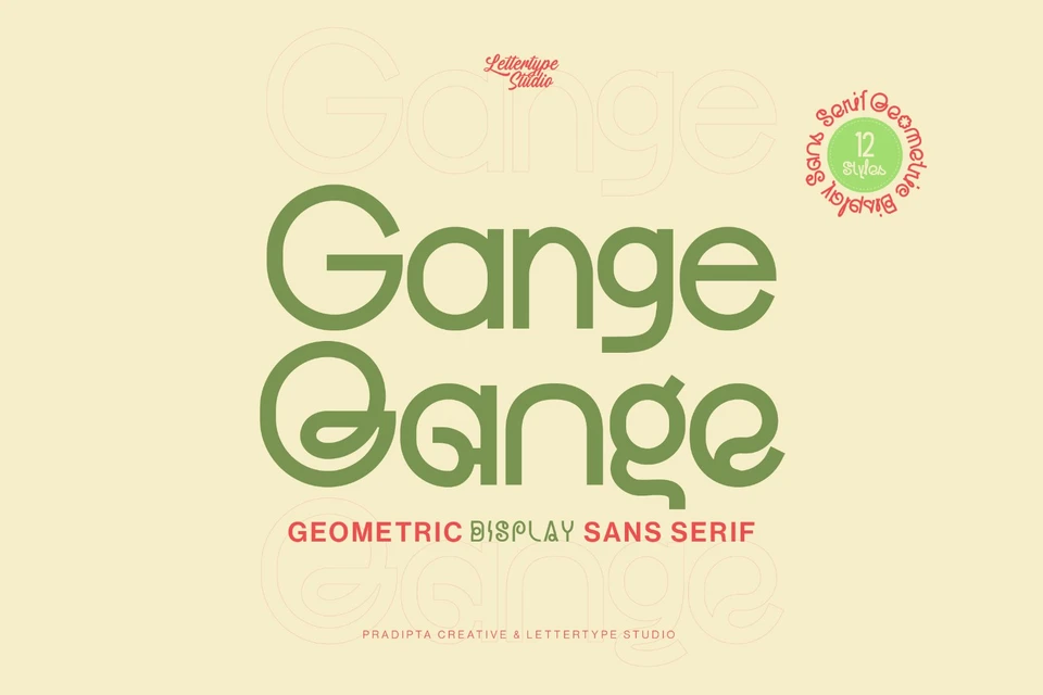 Gange – Bold Geometric Sans