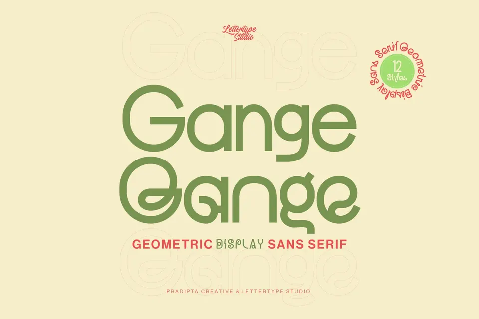 Gange – Bold Geometric Sans