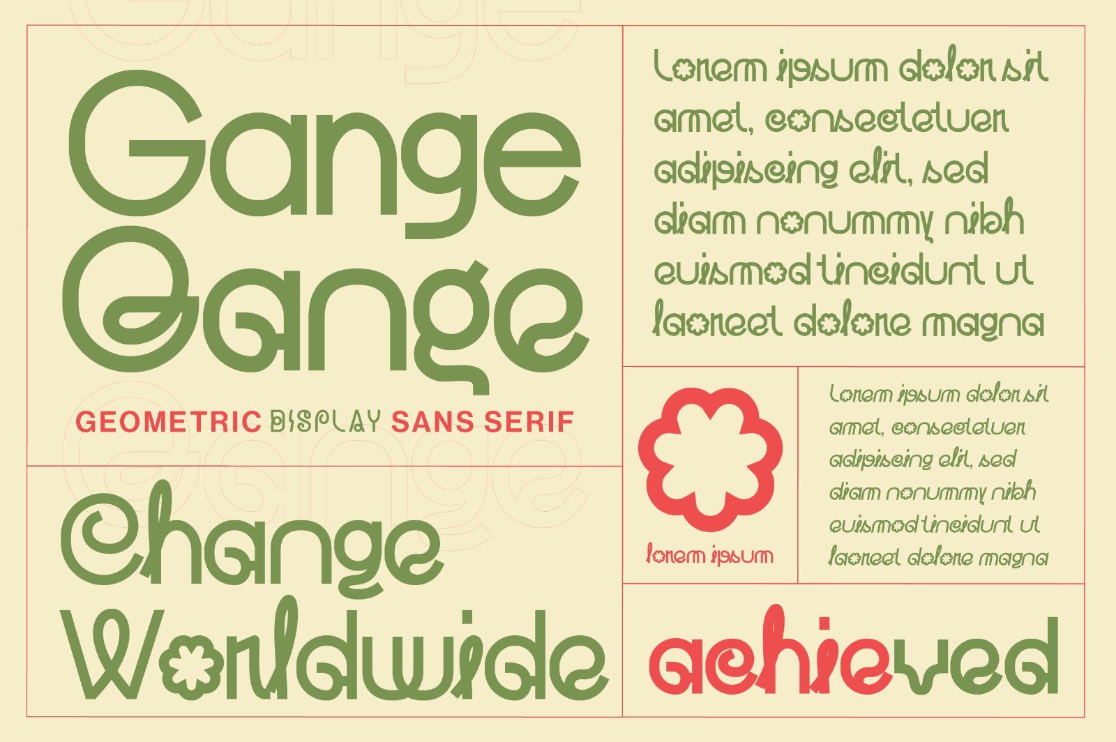 Gange – Bold Geometric Sans — image 3