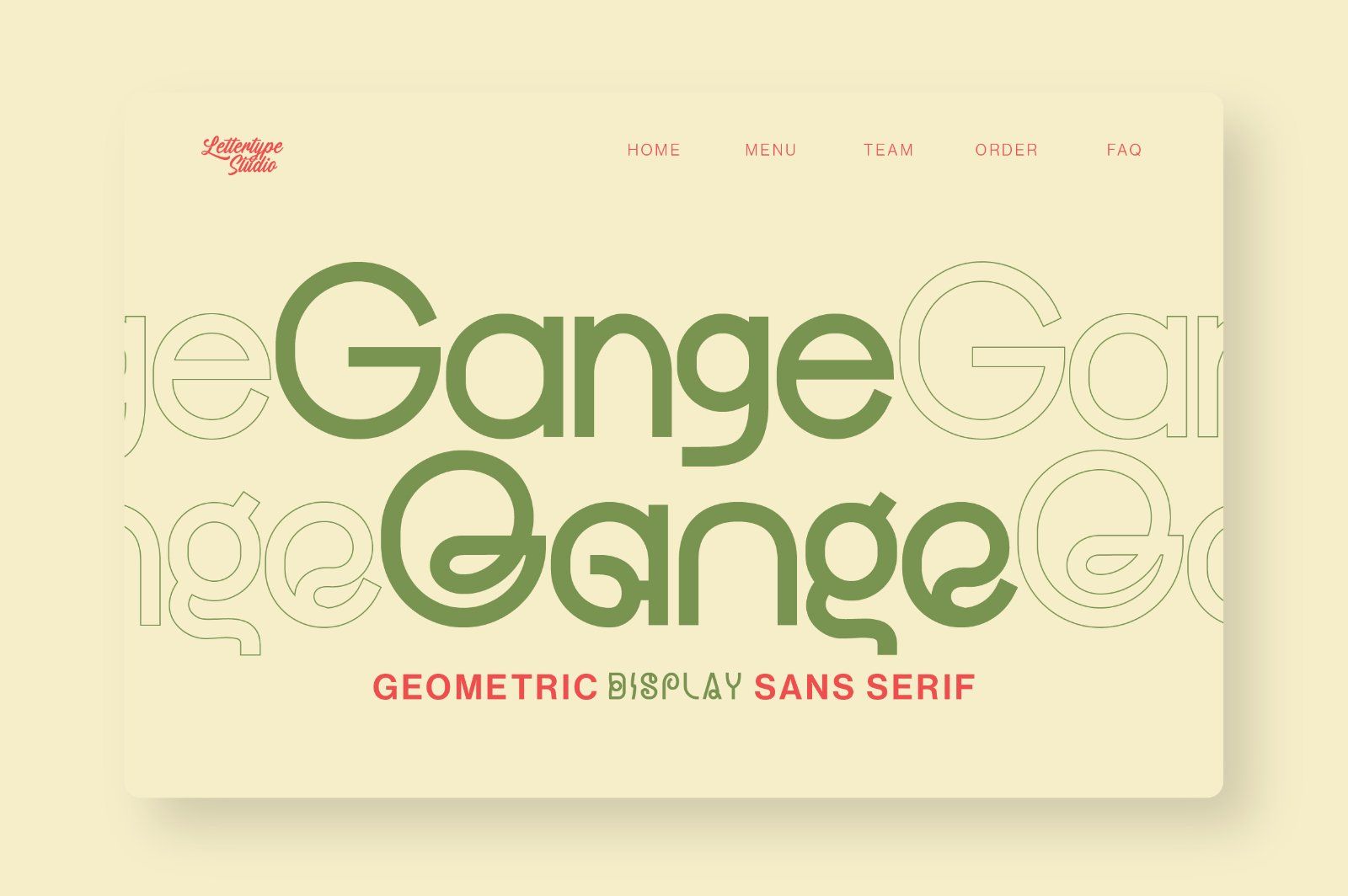 Gange – Bold Geometric Sans — image 10