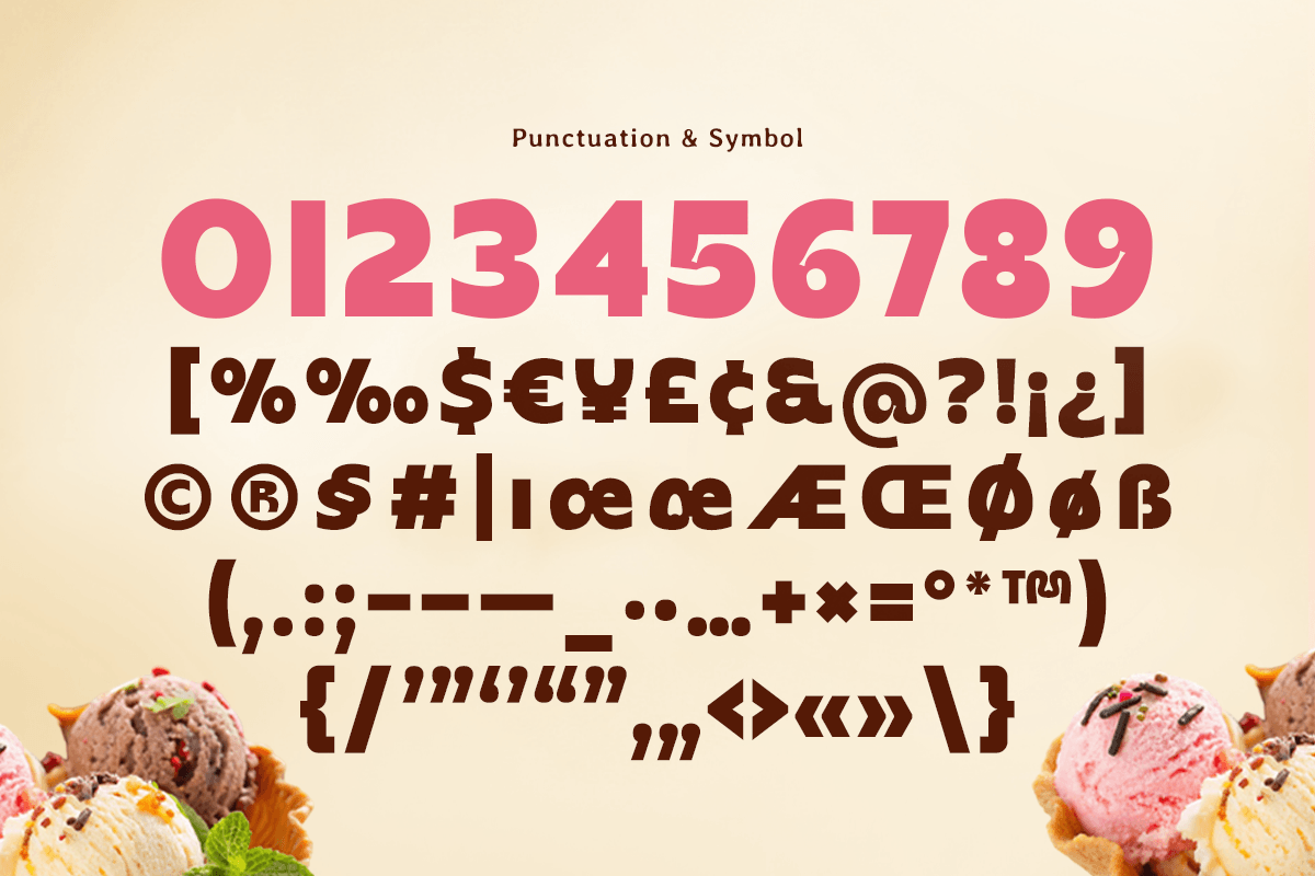 Gaon-Lovely Valentine Food Font — image 11