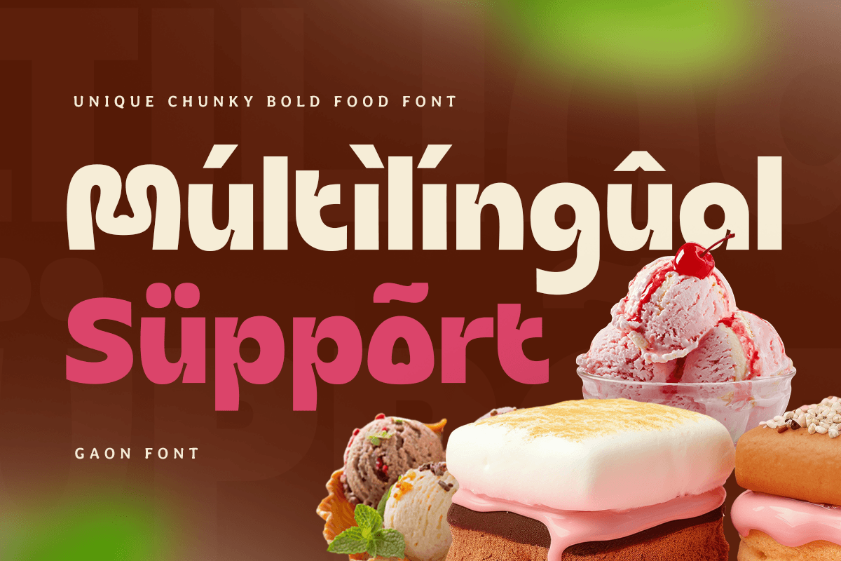 Gaon-Lovely Valentine Food Font — image 12
