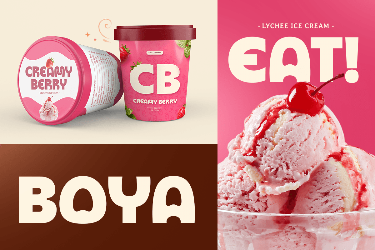 Gaon-Lovely Valentine Food Font — image 2