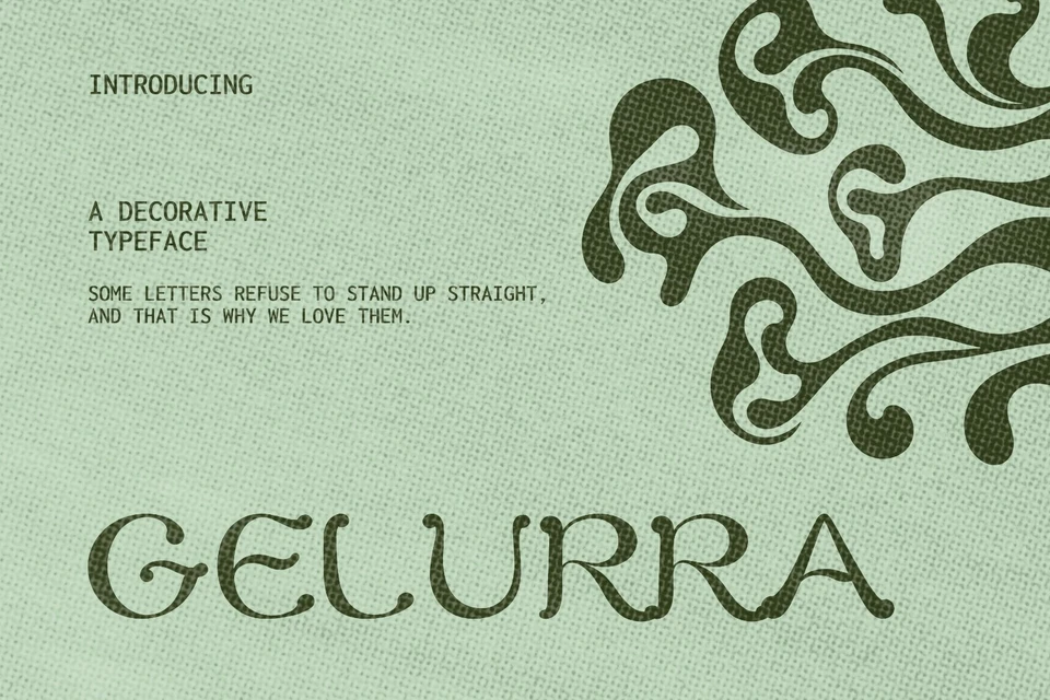 Font Gelurra – Decorative Vintage Display Font