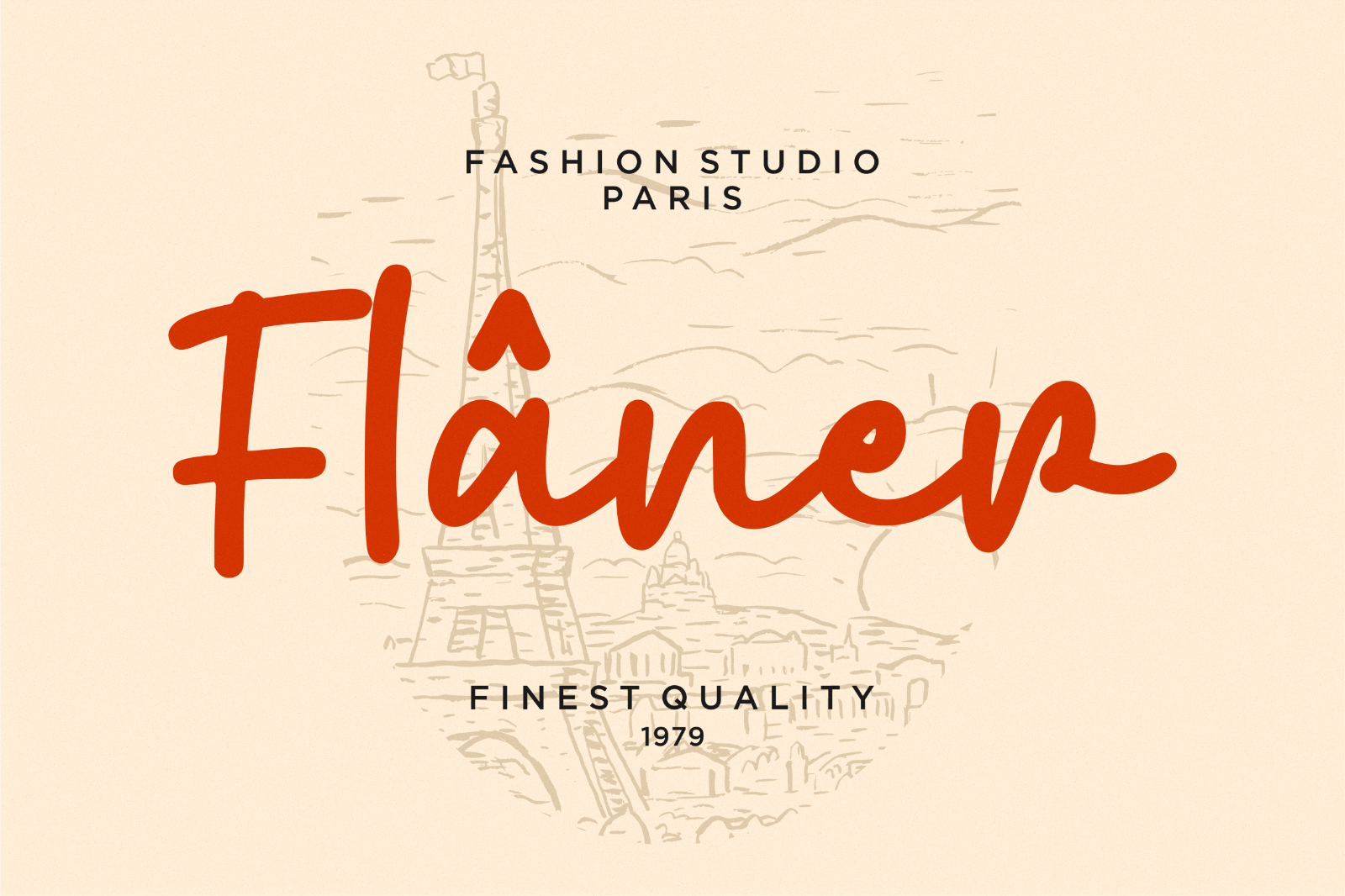 Gilbert Cuttons - Monoline Handscript Font