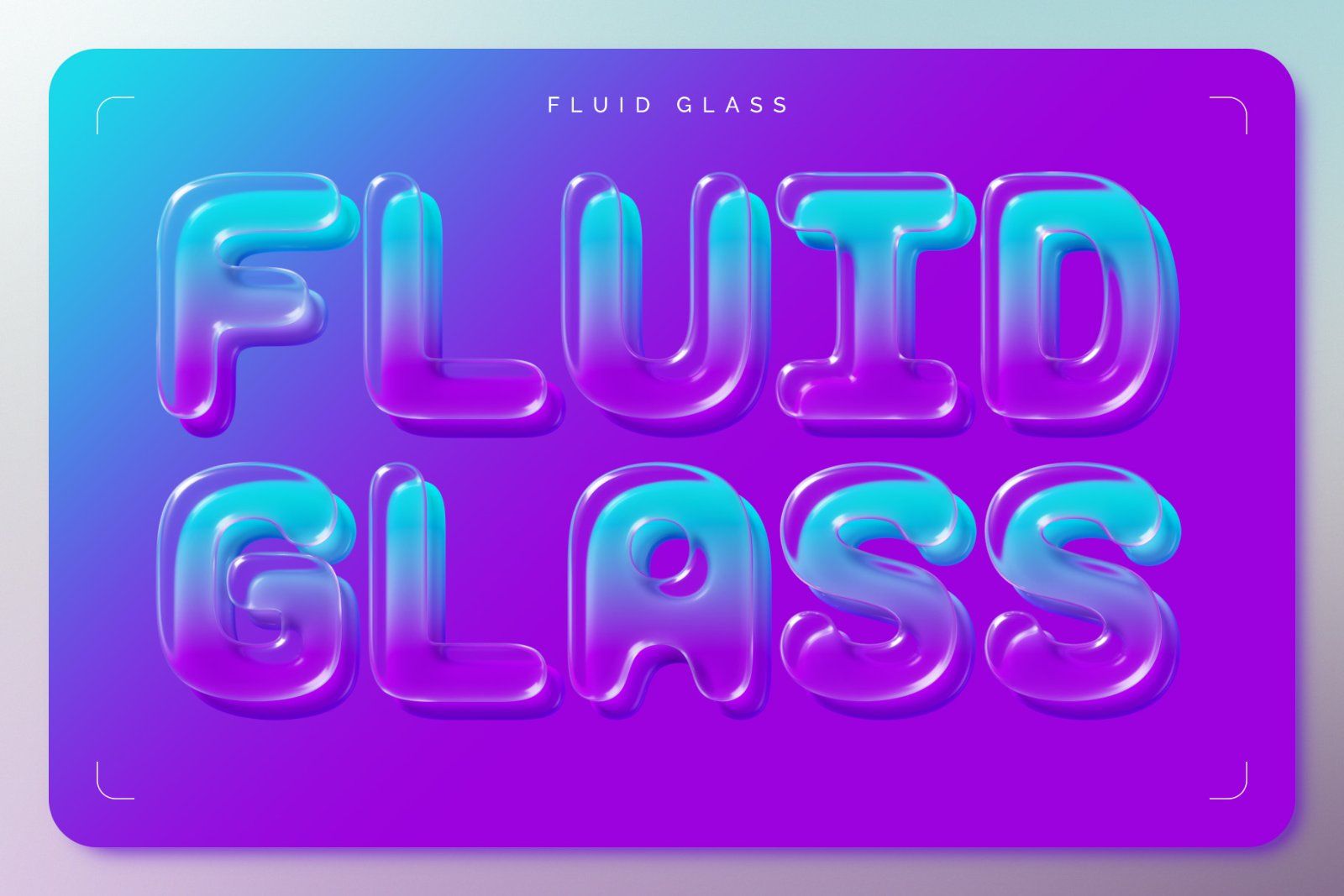 Glassy Drop - Color Bitmap Font — image 4