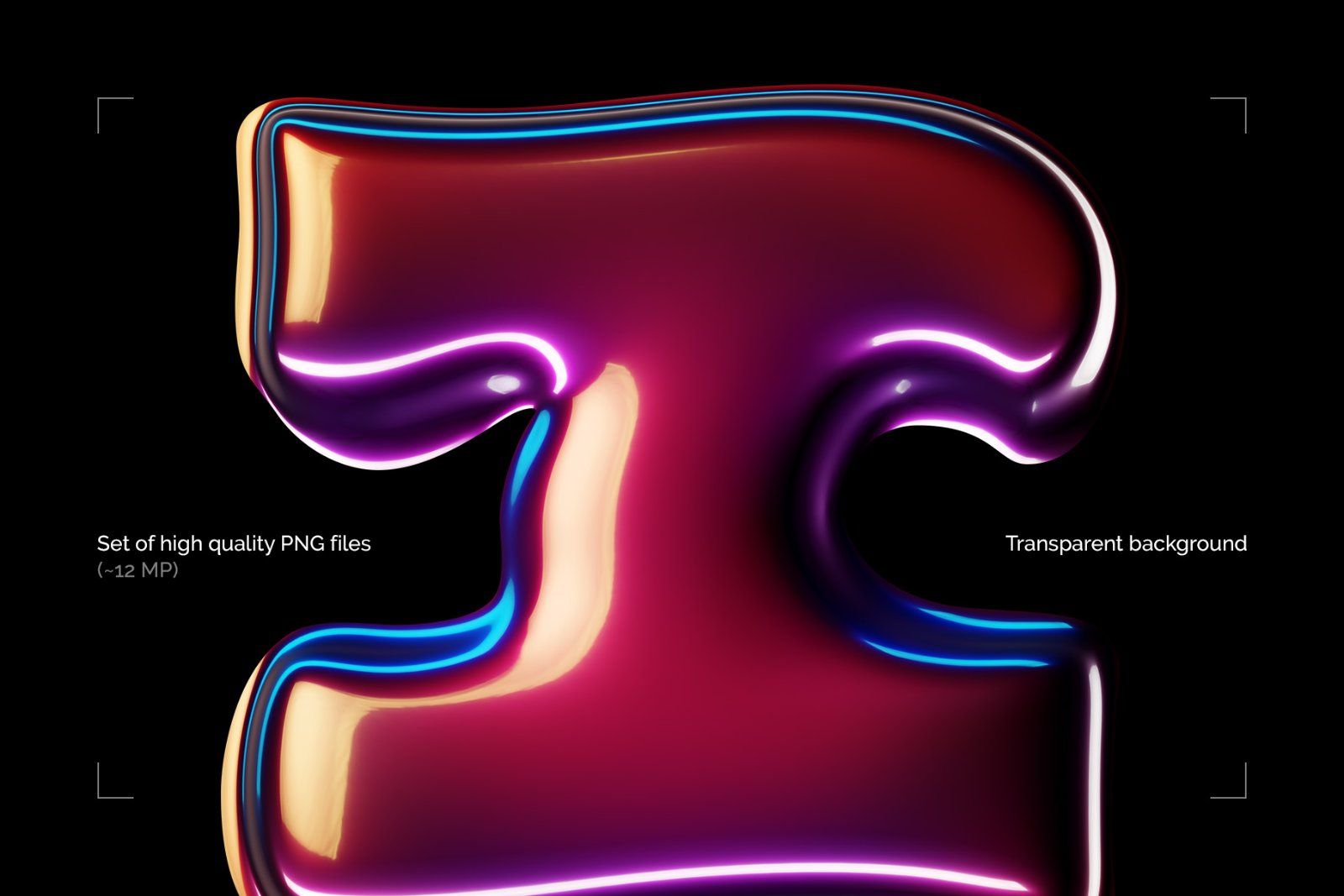 Glossy Cherry — Color Bitmap Font — image 3