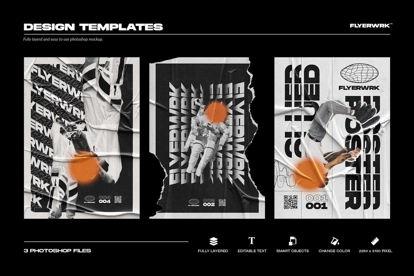 Glued Poster Textures