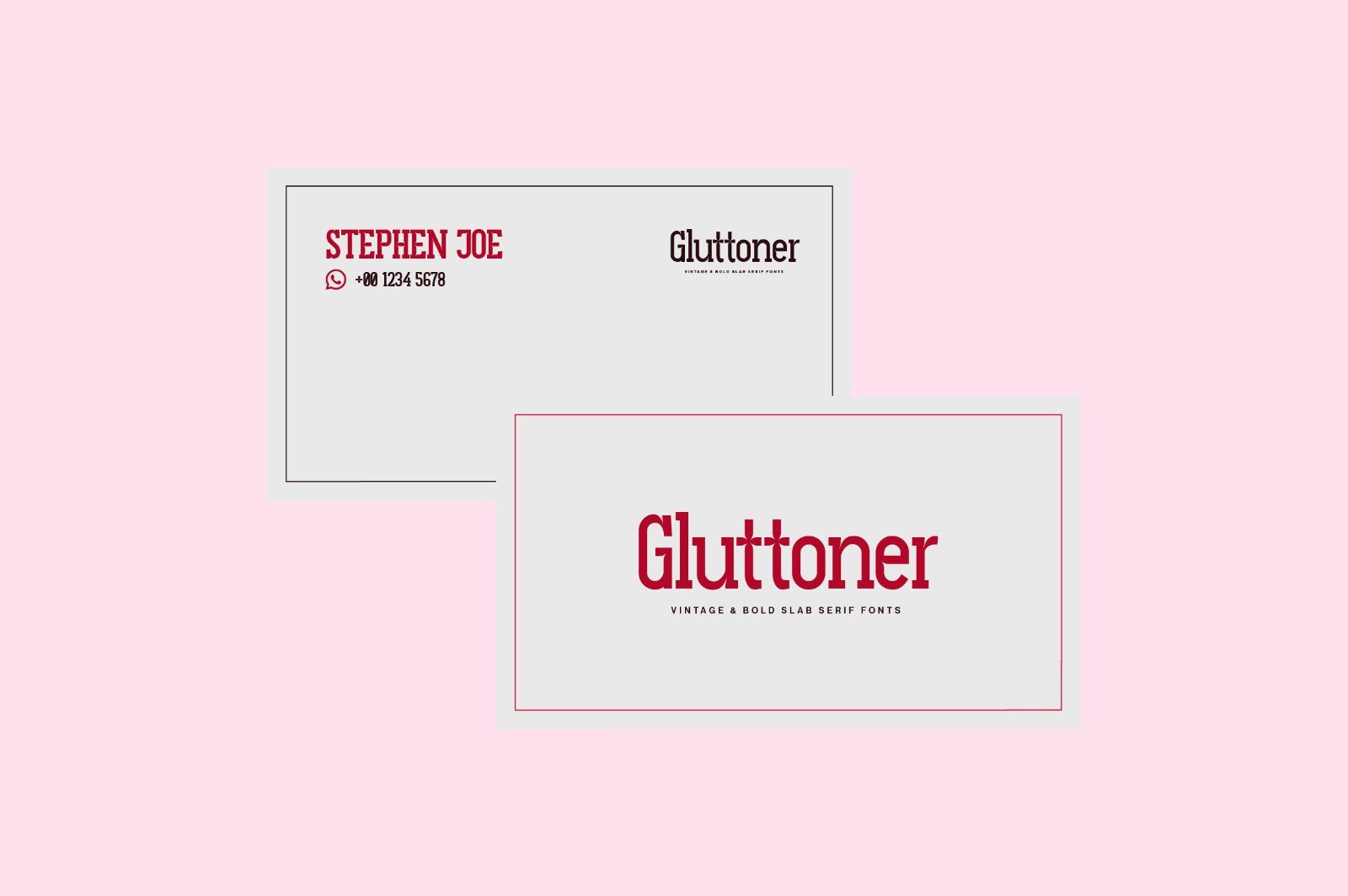 Gluttoner Vintage & Bold Slab Serif — image 7