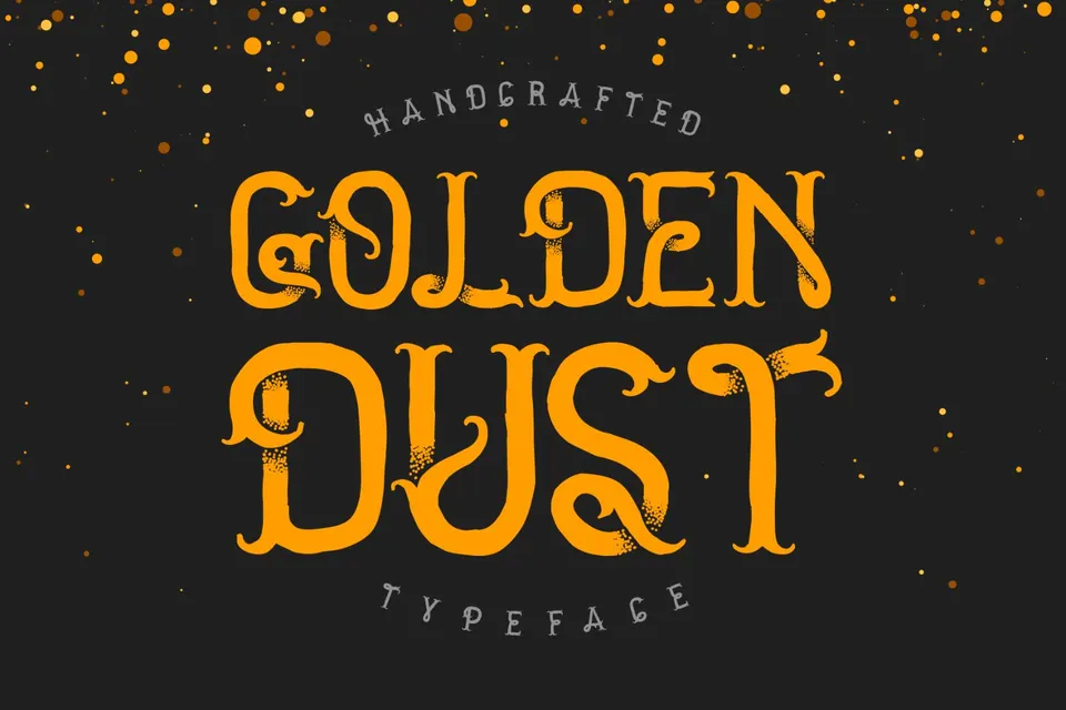 Golden Dust Font
