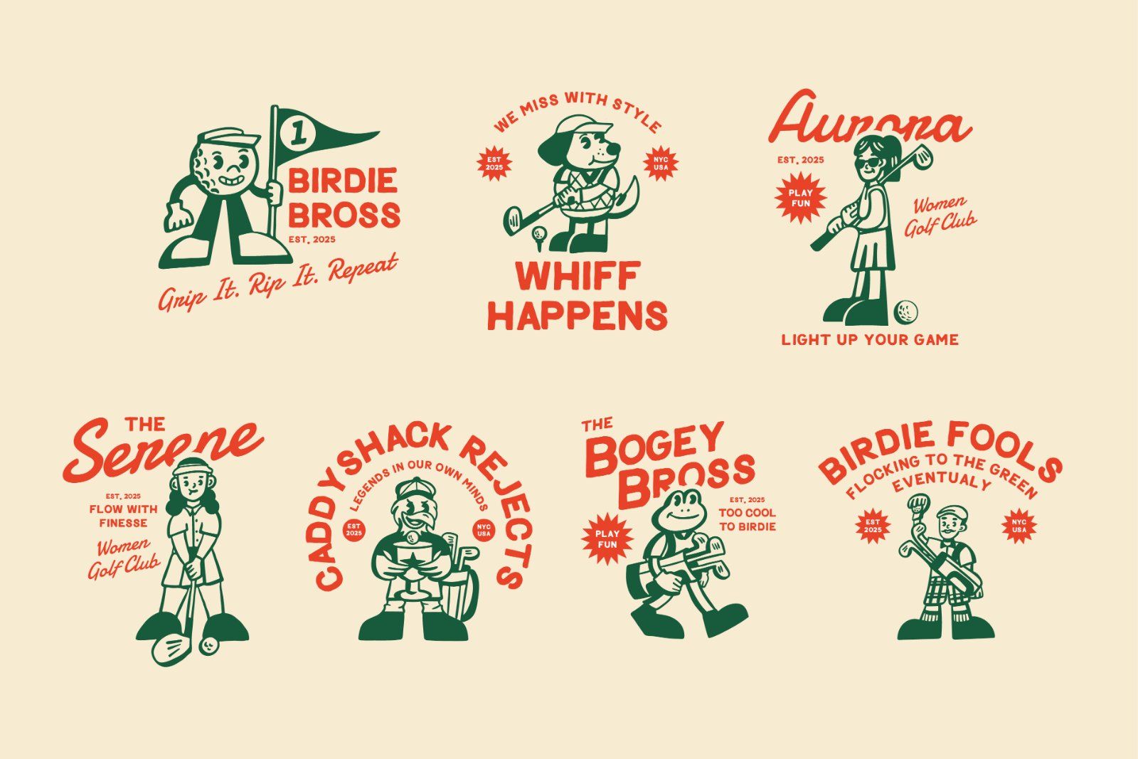 Mascot Golf Graphic — image 5