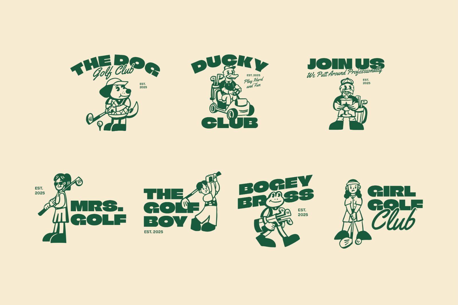 Mascot Golf Graphic — image 6