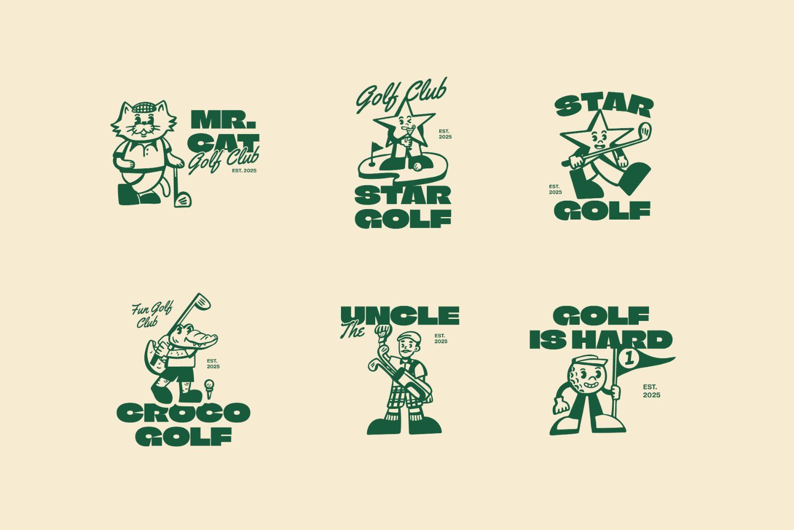 Mascot Golf Graphic — image 7