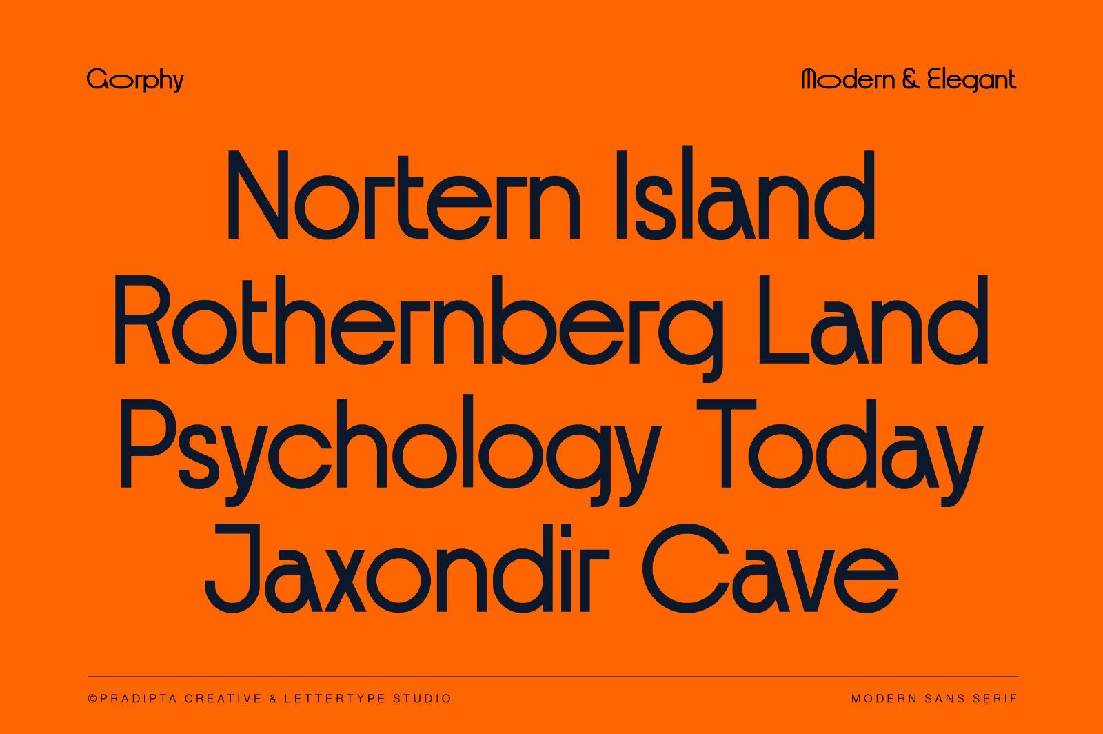 Gorphy Modern & Elegant Sans Serif — image 5