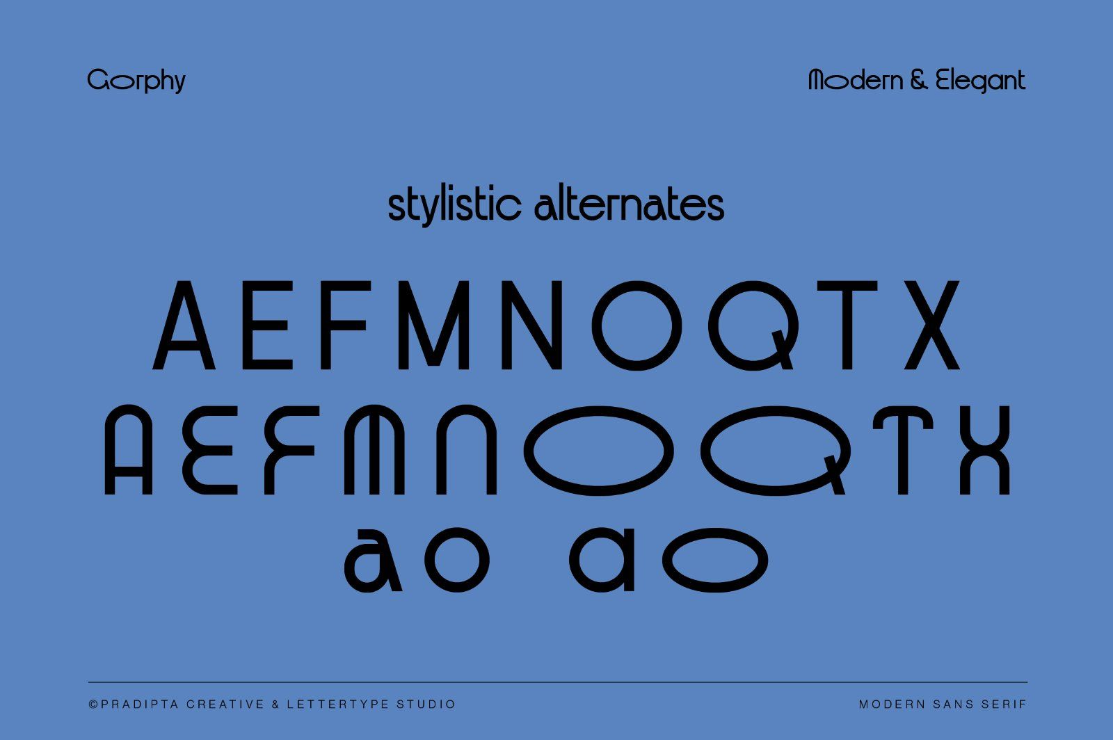 Gorphy Modern & Elegant Sans Serif — image 9