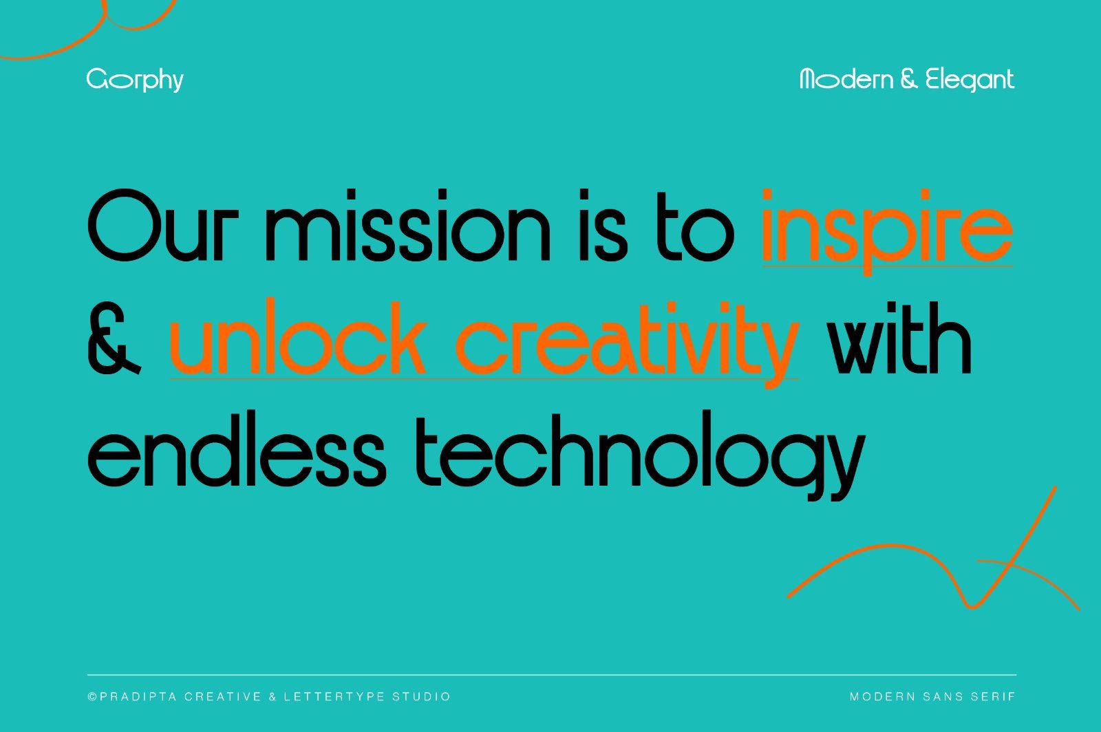 Gorphy Modern & Elegant Sans Serif — image 12