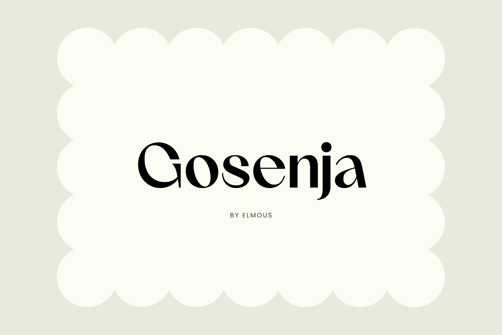 Gosenja – Elegant Summer Serif Font — image 1