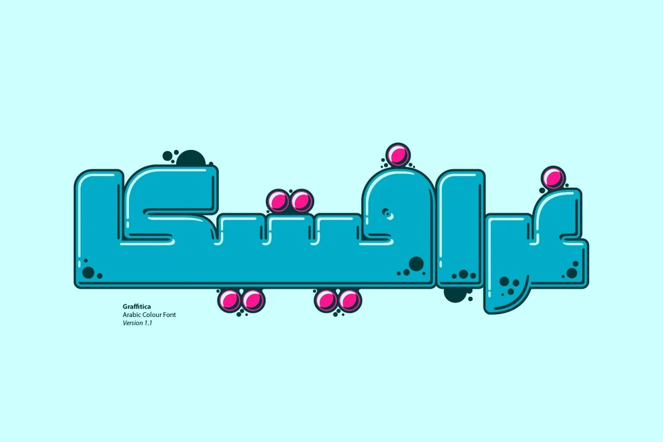 Graffitica - Arabic Color Font