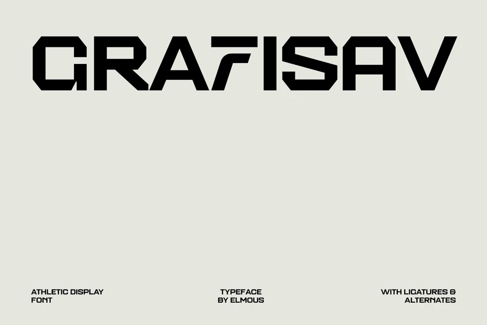 Grafisav - Athletic Display Font