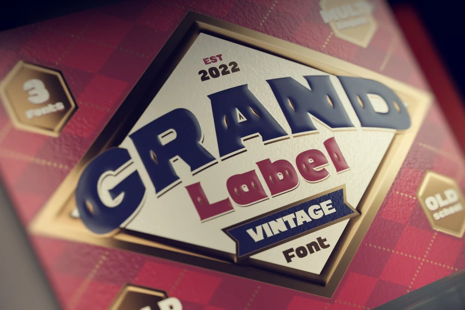 Grand Label - Font with Bonus