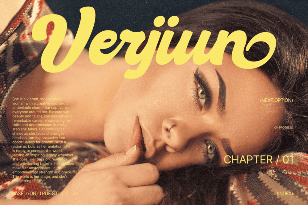 Hiderh Mahen — Groovy Retro Font