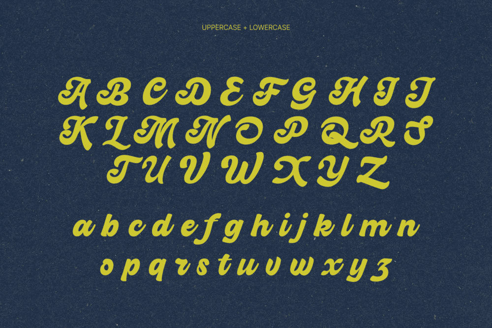 Hiderh Mahen — Groovy Retro Font