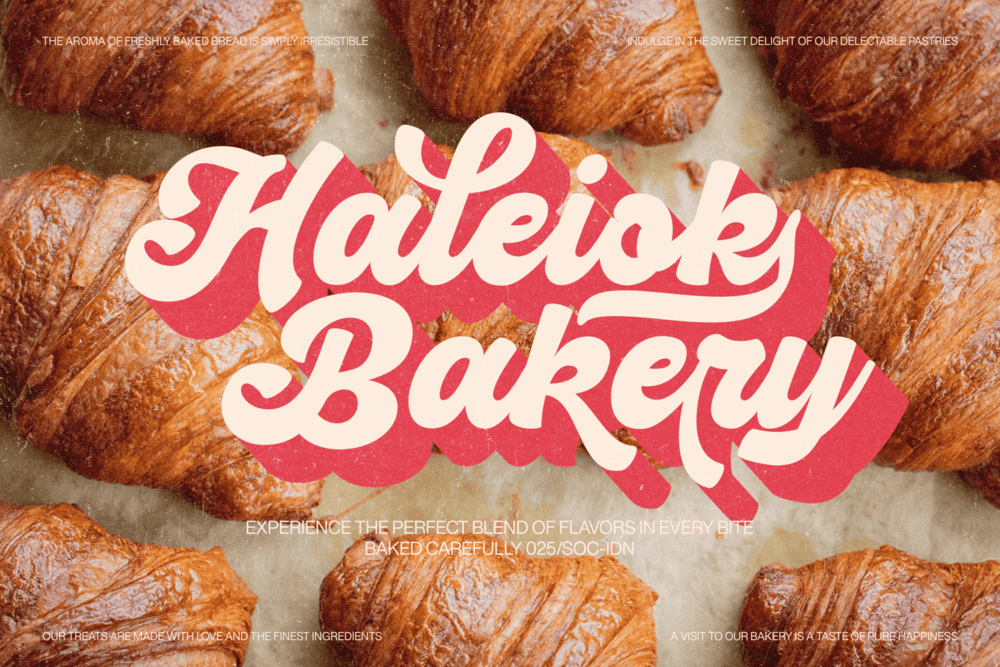 Hiderh Mahen — Groovy Retro Font