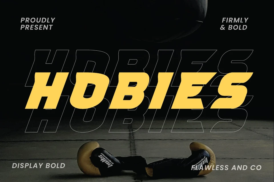 Hobies - Bold Display Font