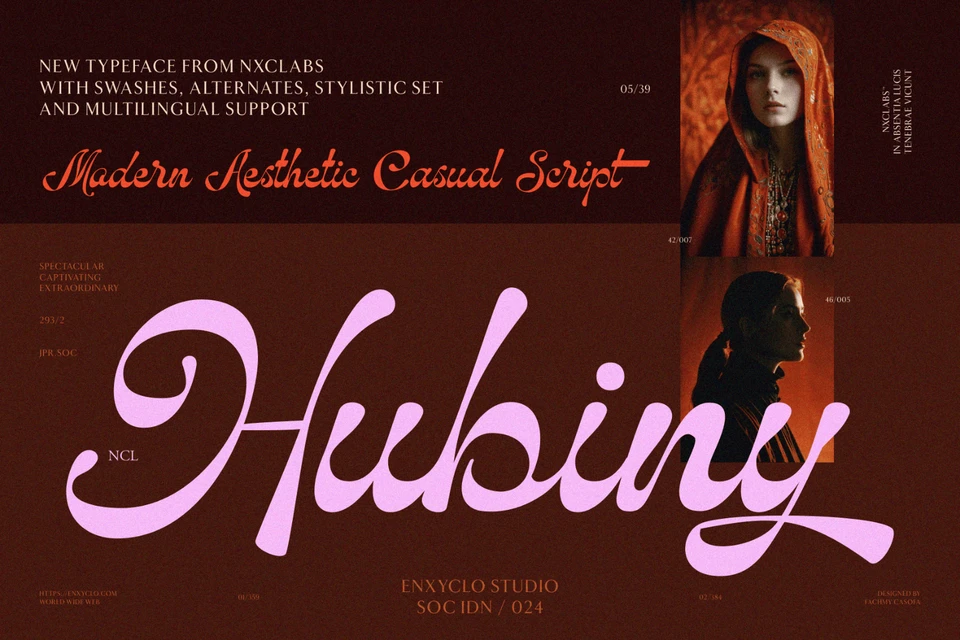 Hubiny — Elegant Script Calligraphy Font