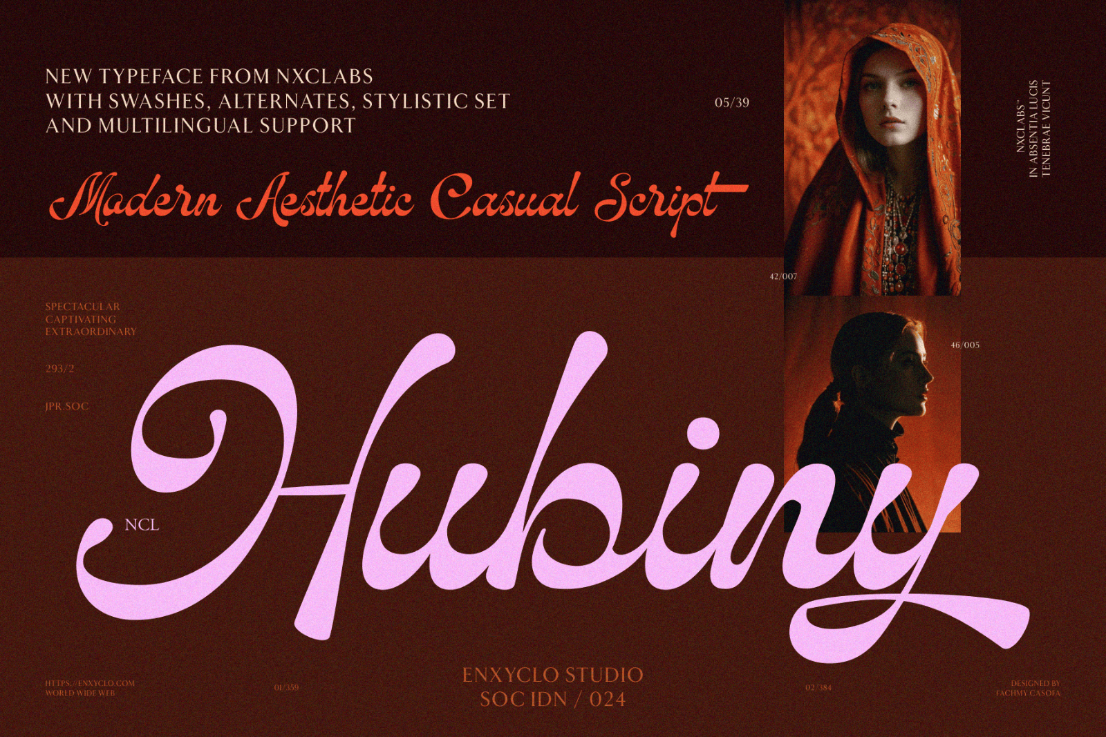 Hubiny — Elegant Script Calligraphy Font