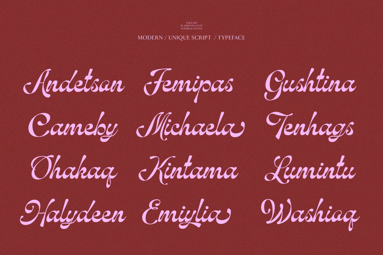 Hubiny — Elegant Script Calligraphy Font