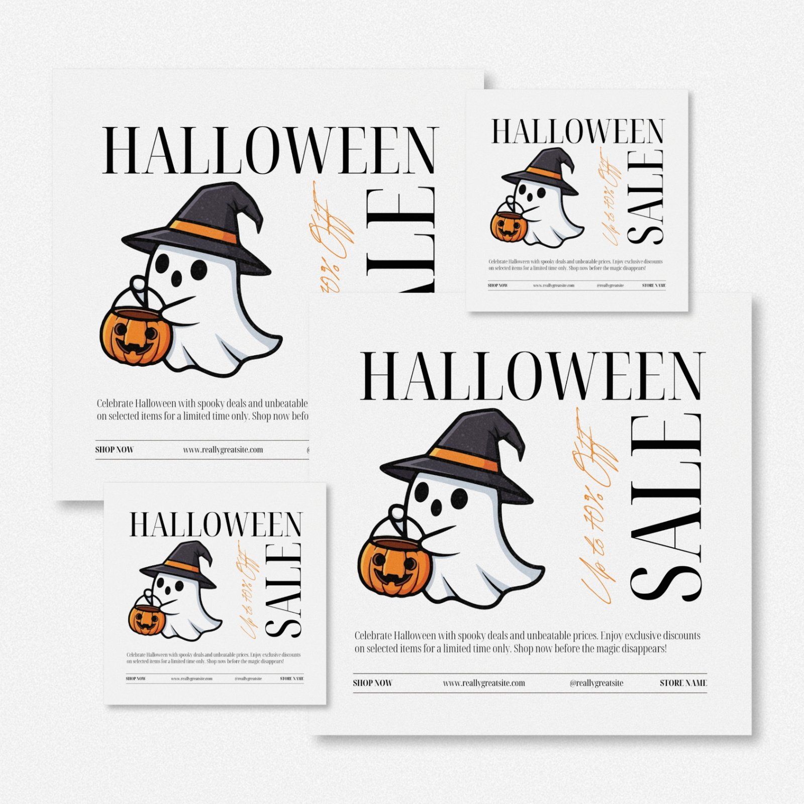 Halloween promo template