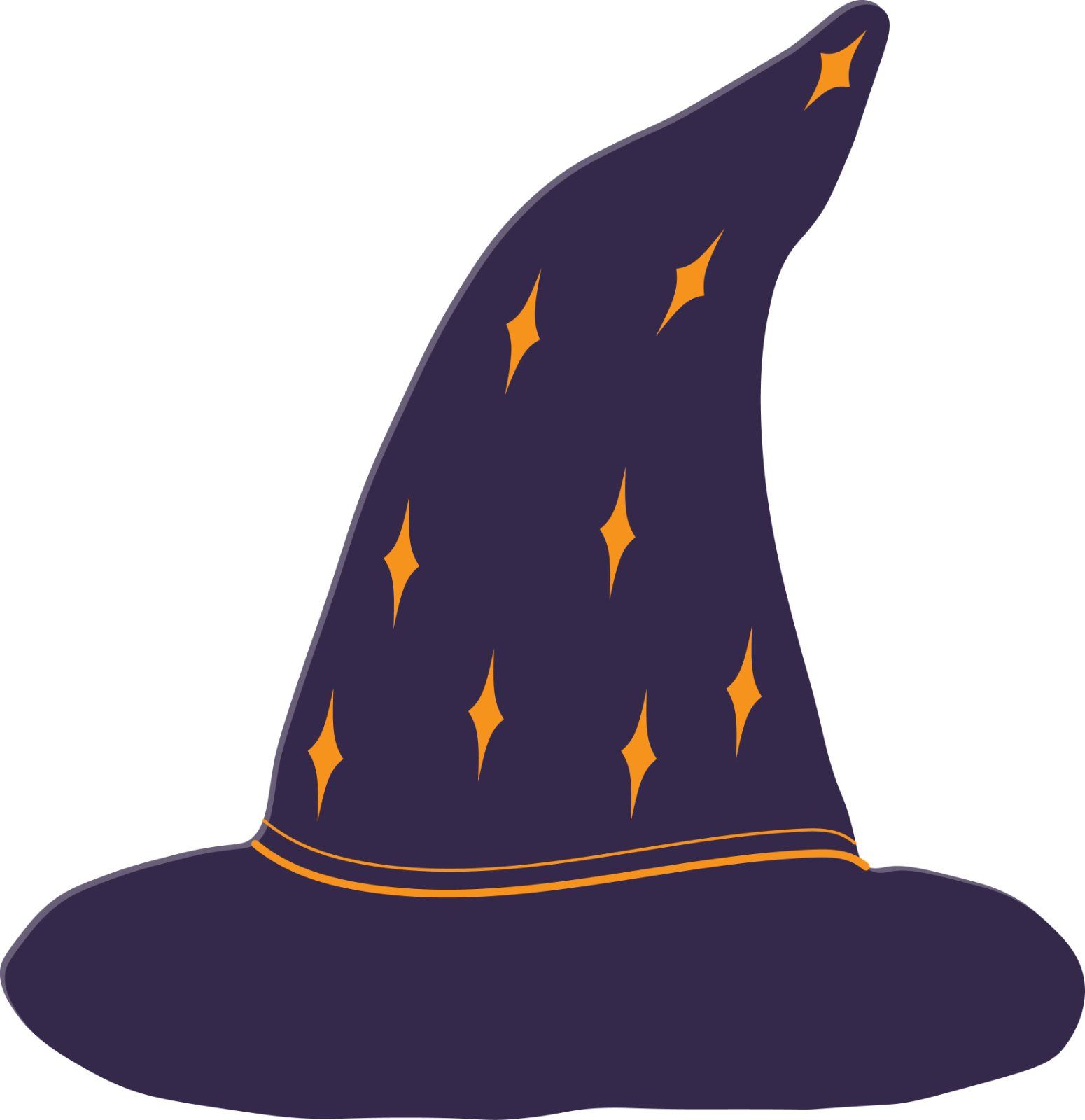 Halloween Witch Hat with Twinkling Stars — image 1