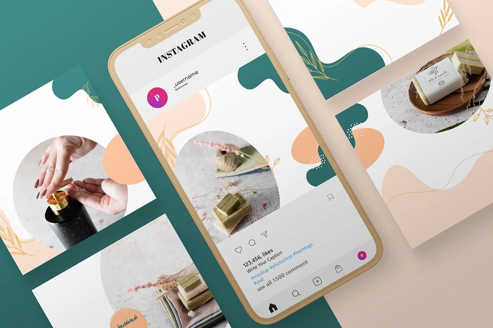 Hand Made Business Social Media Template-016-21