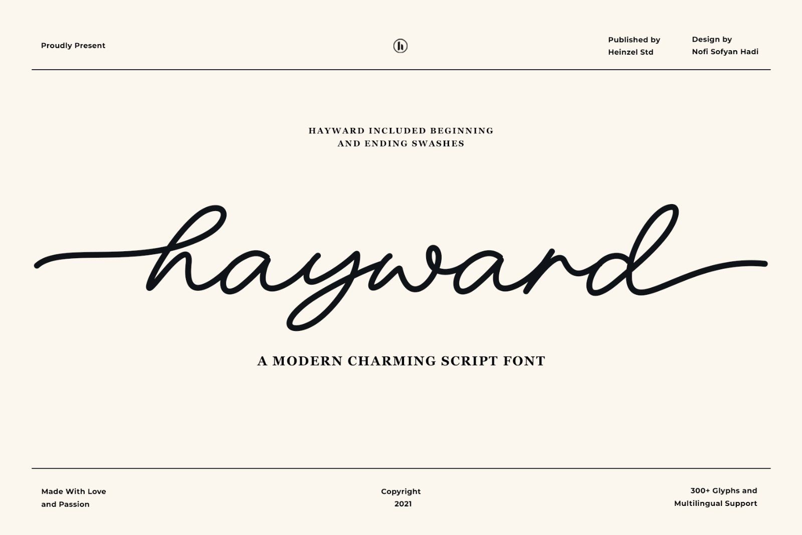 Hayward Modern Charming Script Font — image 1