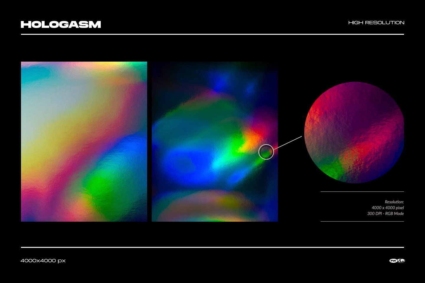 Hologasm - Iridescent Backgrounds