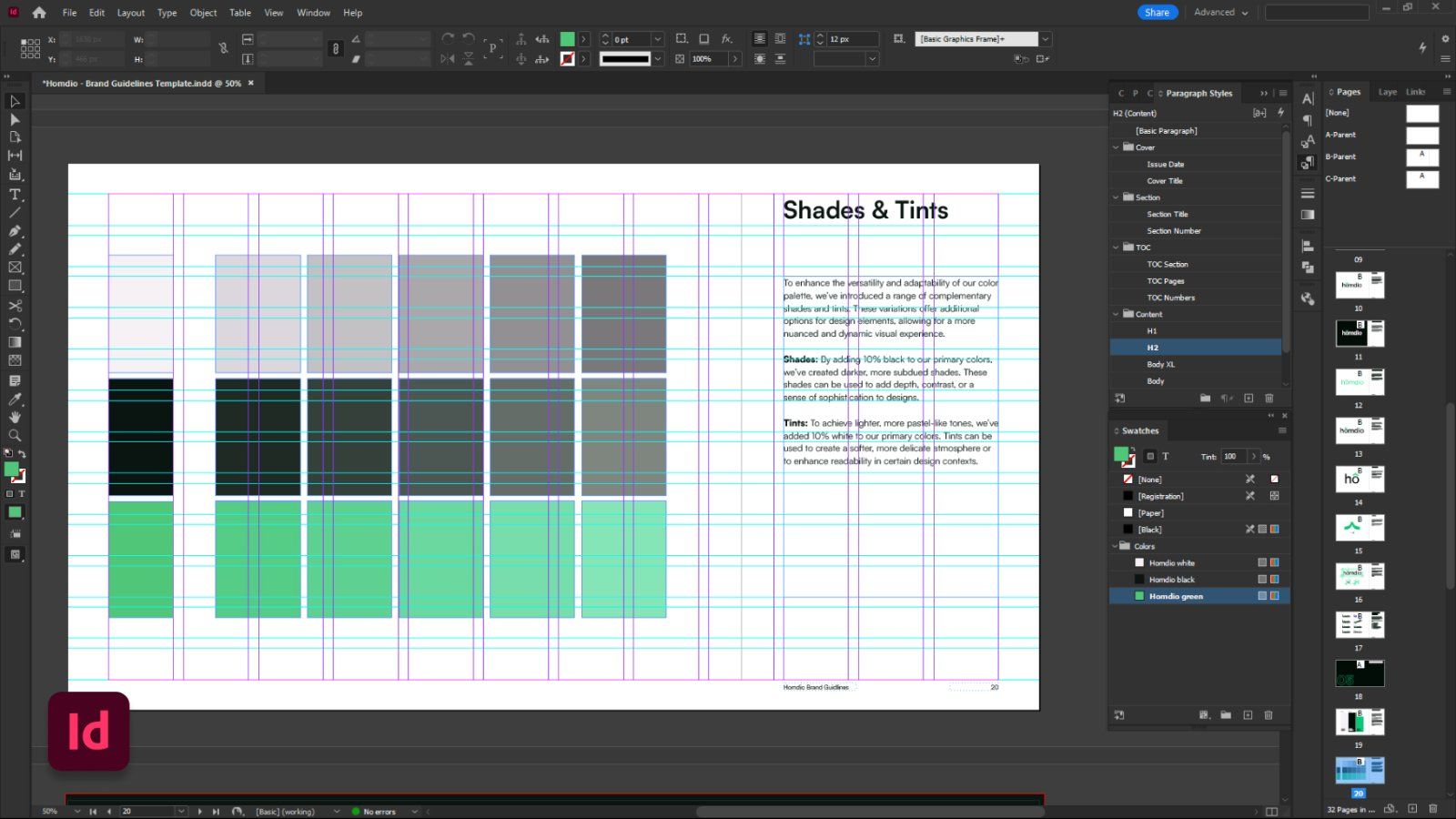 Homdio - Brand Guidelines Template — image 8