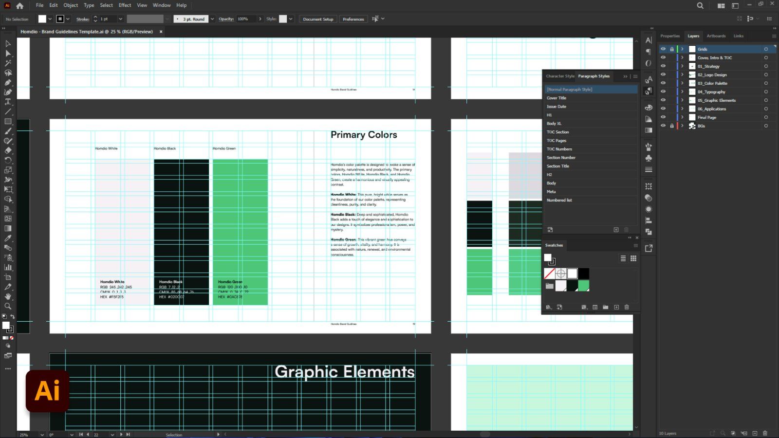 Homdio - Brand Guidelines Template — image 9