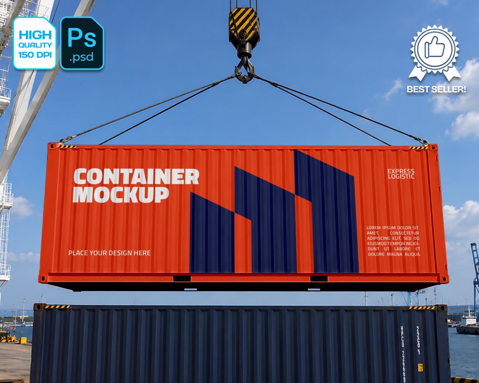 Logistic Company Branding Mockup Bundle - 15 PSD Templates  Global Logistics & Delivery Brand Identi — image 3